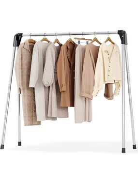 New Clothes Drying Rack Foldable, Portable Clothes Airer, 48" H